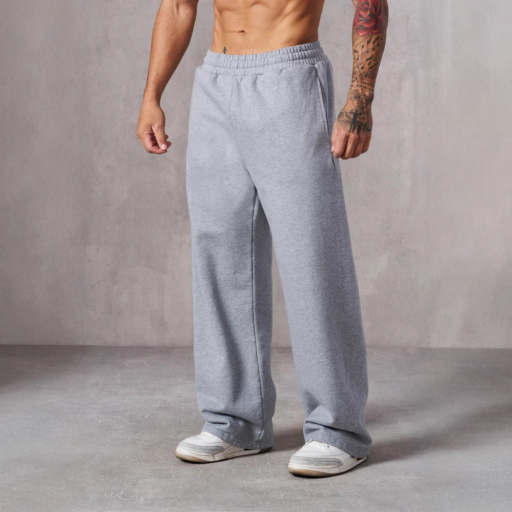 Men's nan extra-soft Relax sweatpants with double-row comfort waistband, deep side pockets, and extra wide leg Mune Fashion