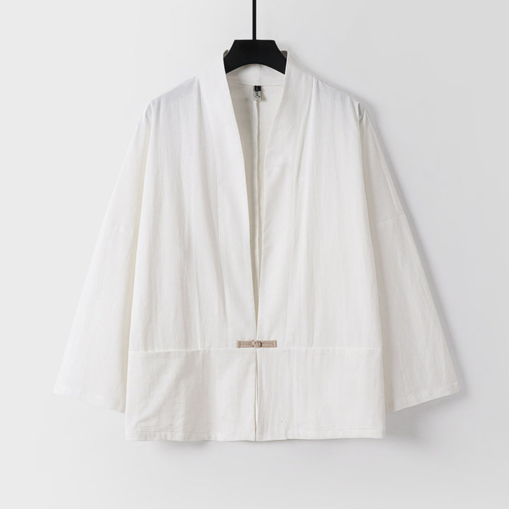 Women's Lightweight Kimono Jacket made of Cotton Blend with Loose Fit Mune Fashion