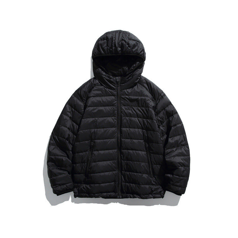Unisex Ultralight Quilted Hooded Jacket with Thermal Insulation and Zipper Pockets Mune Fashion