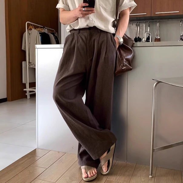 Men's Elegant and Comfortable Linen Trousers Mune Fashion