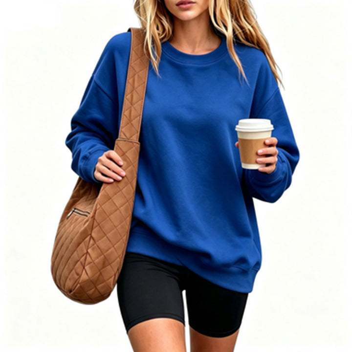 Women Comfortable Oversized Sweatshirt Mune Fashion
