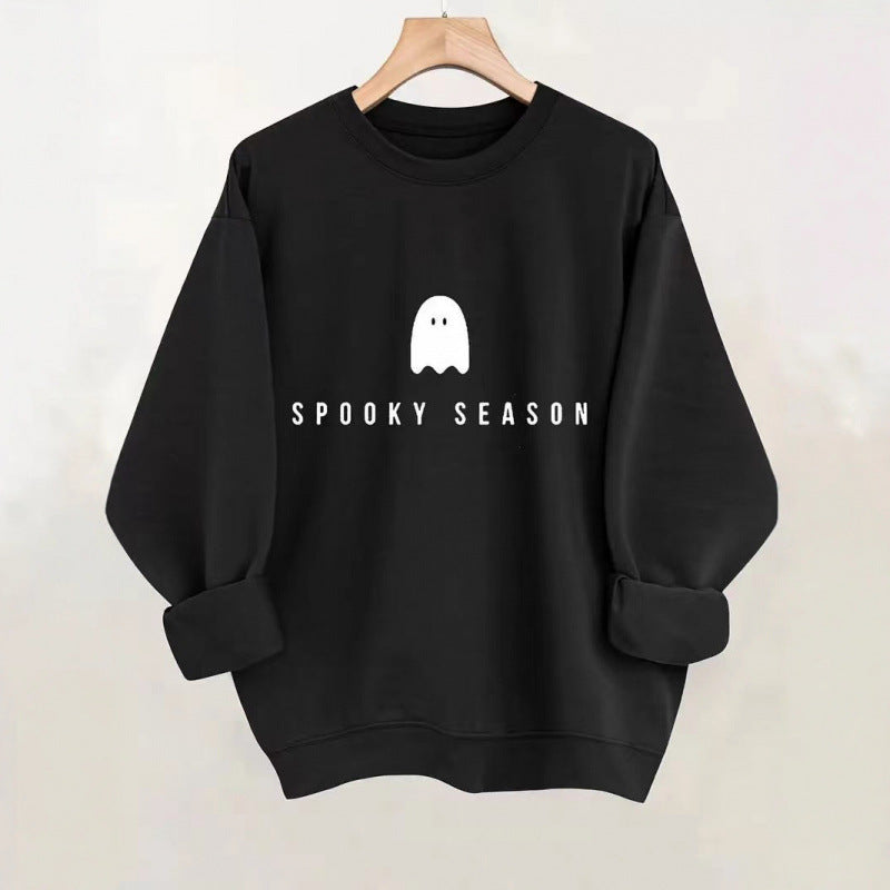 Unisex cool Halloween sweatshirt with ghost print and oversized cut Mune Fashion