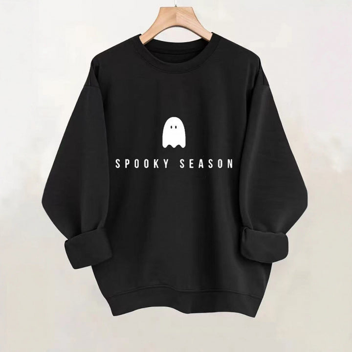 Unisex cool Halloween sweatshirt with ghost print and oversized cut Mune Fashion