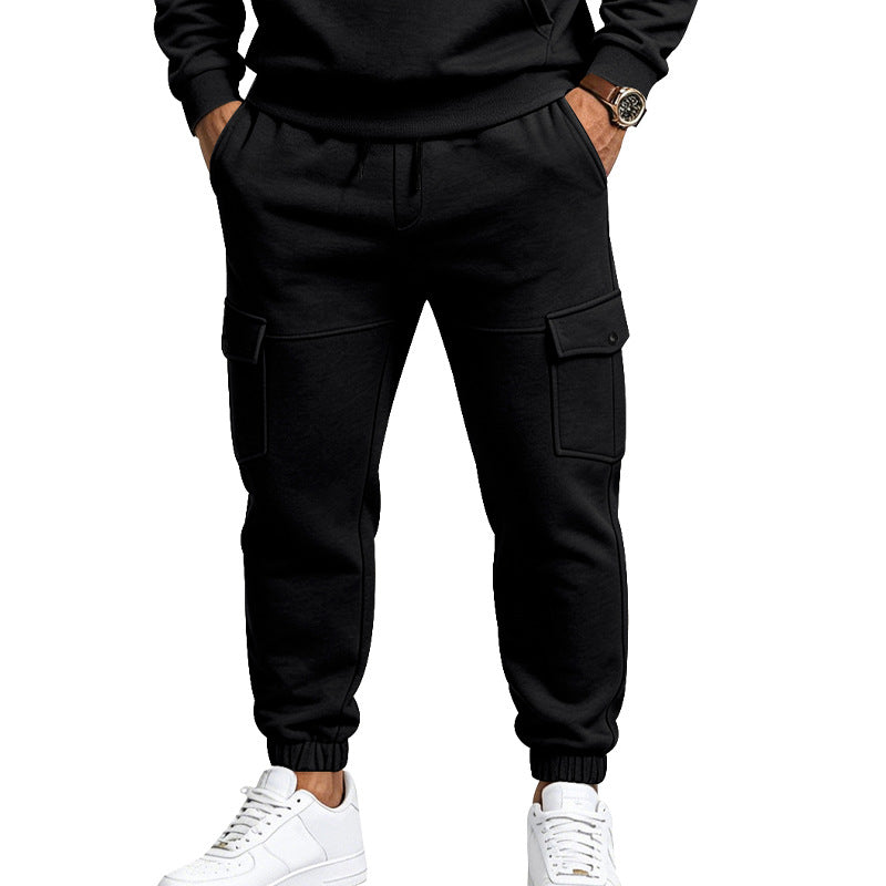 Men's cargo jogging pants with flap pockets and elastic waistband Mune Fashion