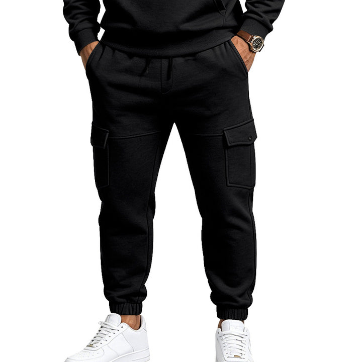 Men's cargo jogging pants with flap pockets and elastic waistband Mune Fashion