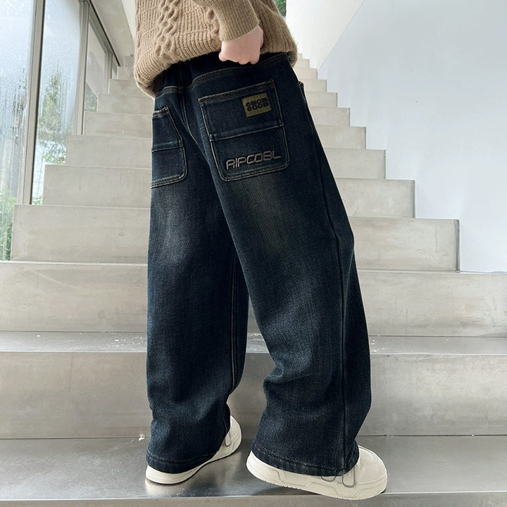 Men's loose denim pants with stylish pockets Mune Fashion