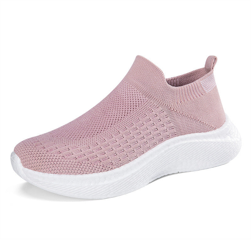 Men's seamless knit slip-on shoe with ergonomic midsole and heel tab Mune Fashion