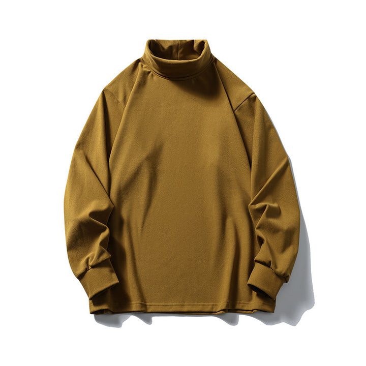 Unisex Oversize-Half-Roll Neck Sweater made of fine Jersey with raglan sleeves and ribbed cuffs Mune Fashion