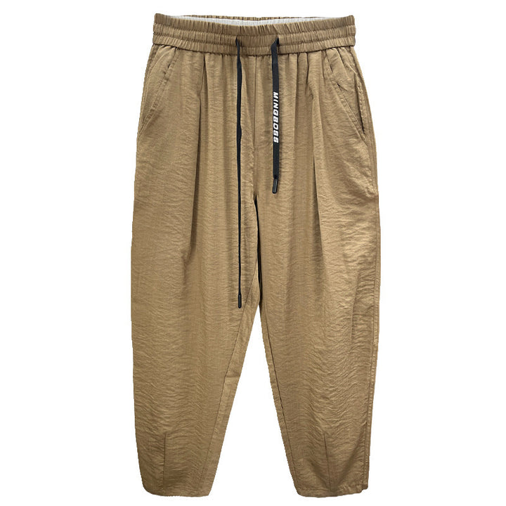 Men's Comfortable Casual Pants with Elastic Waistband Mune Fashion