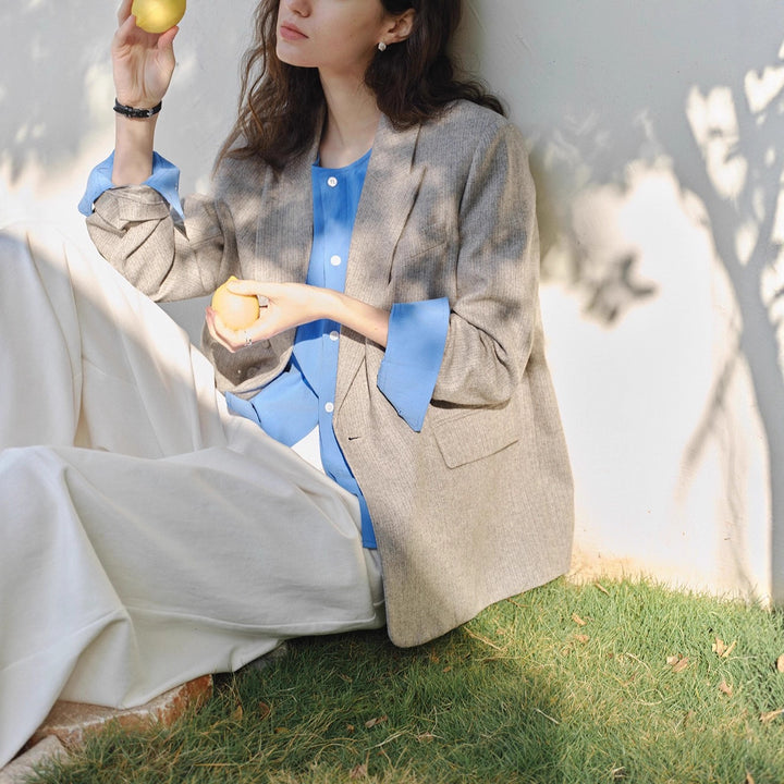 Women's Comfortable and Casual Blouse with Button Detail Mune Fashion