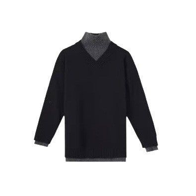 Men's Classic V-Neck Knit Sweater Mune Fashion