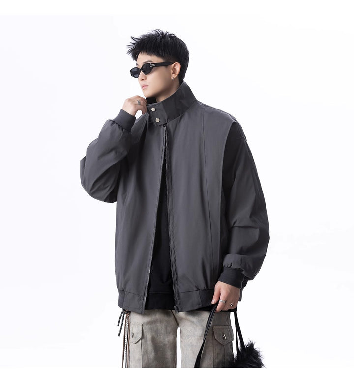 Men's Urban Utility Jacket with High Collar Mune Fashion