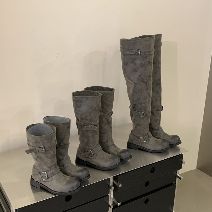 Women Over Knee Boots Mune Fashion