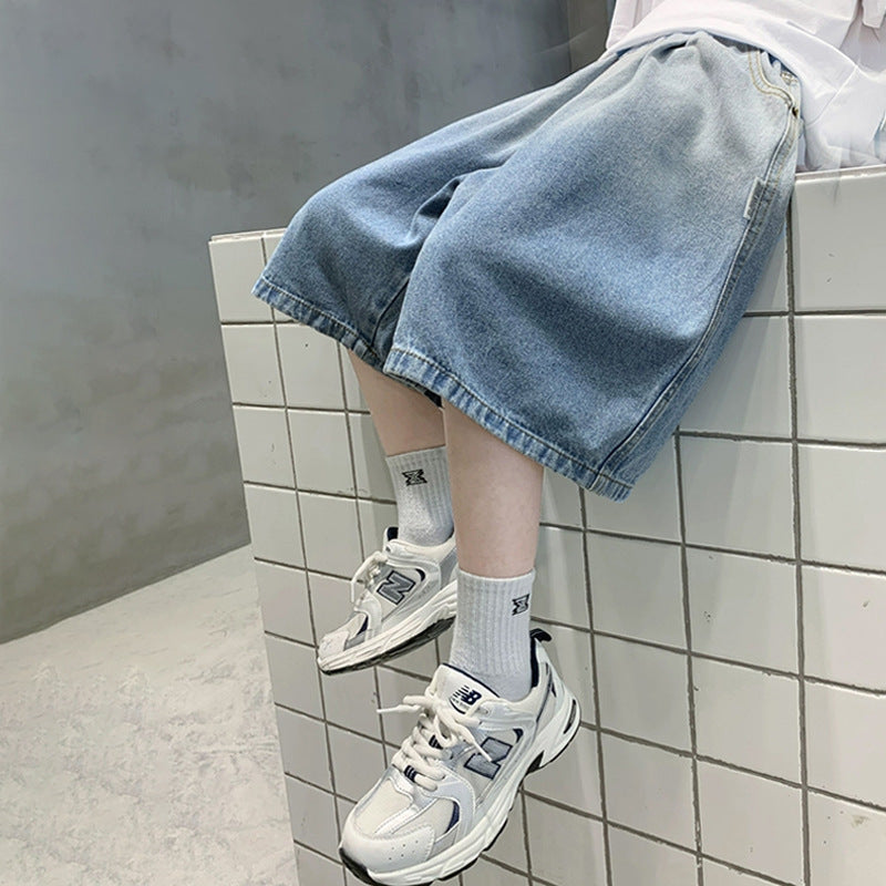 Unisex trendy Denim Shorts with practical pockets Mune Fashion