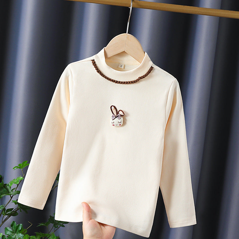 Girls Long Sleeve Shirt with Pretty Details Mune Fashion