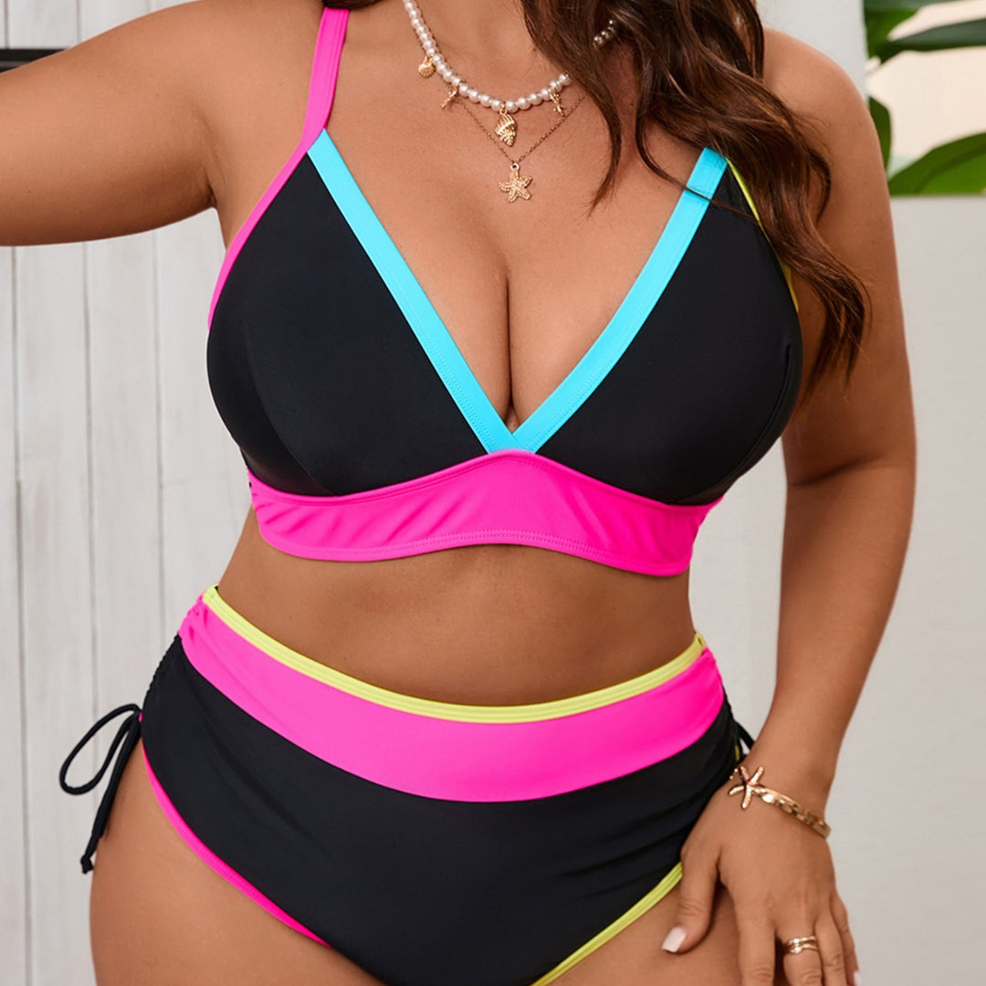 Women's bikini set with high-quality contrasts and adjustable straps Mune Fashion