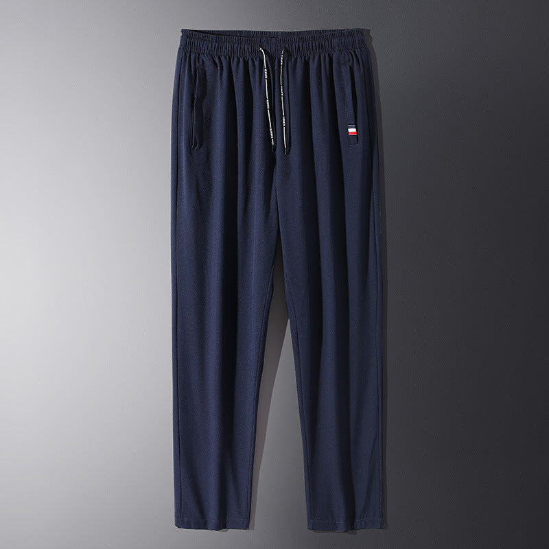 Men's Sporty Jogging Pants with Elastic Waistband Mune Fashion