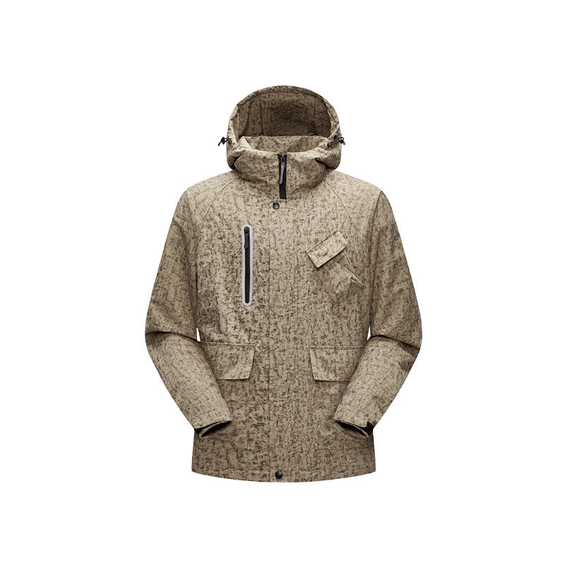 Men's Urban-Technical Field Parka with high closing collar, angled chest pocket and concealed zippers Mune Fashion