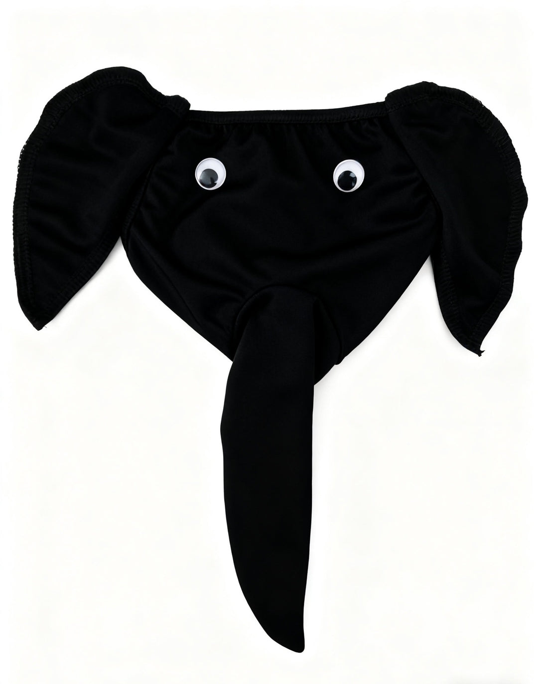 Men's Novelty Plush Reindeer Thong with Antler Pouch