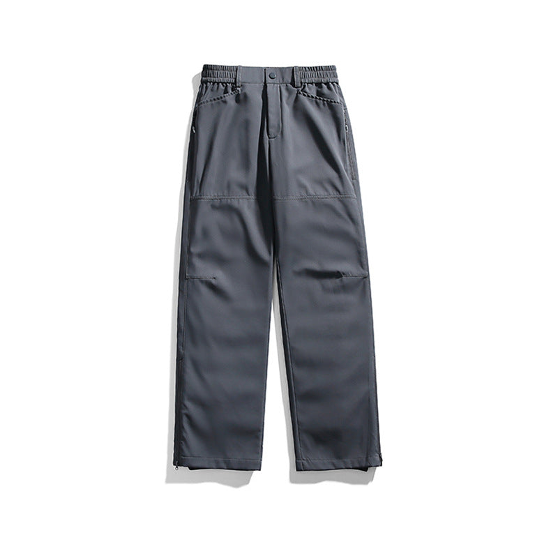 Men's Technical Cargo Pants with Elastic Waistband and Zipper Pockets Mune Fashion