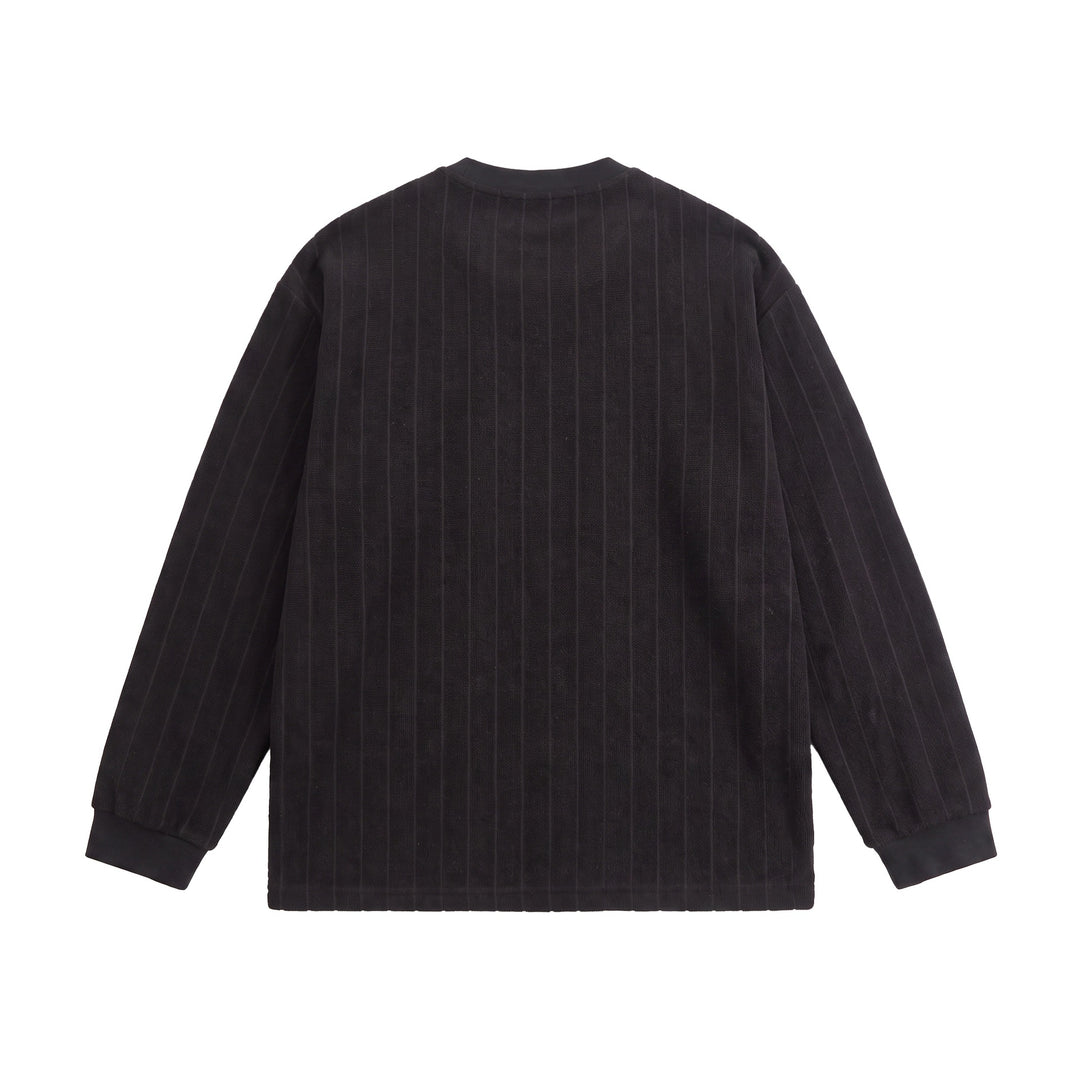 Unisex Ribbed Oversize Sweater with Raglan Sleeves and Metal Logo Mune Fashion