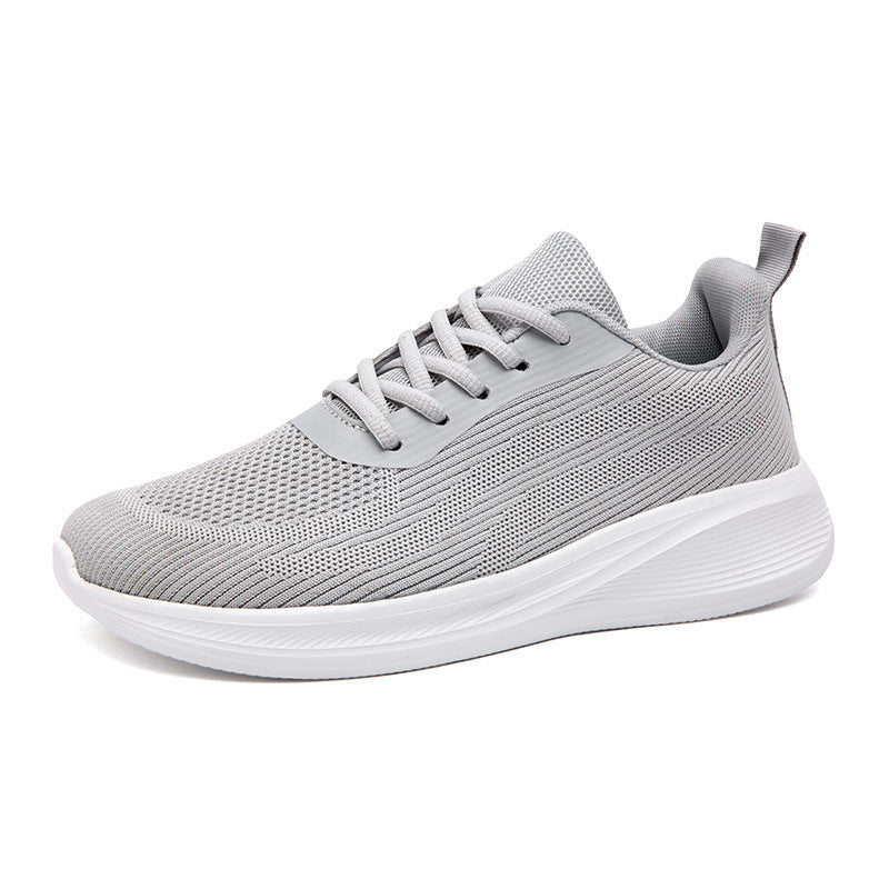 Unisex nan lightweight knitted running shoe with breathable upper material and shock-absorbing foam sole Mune Fashion
