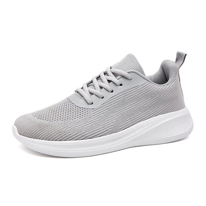 Unisex nan lightweight knitted running shoe with breathable upper material and shock-absorbing foam sole Mune Fashion