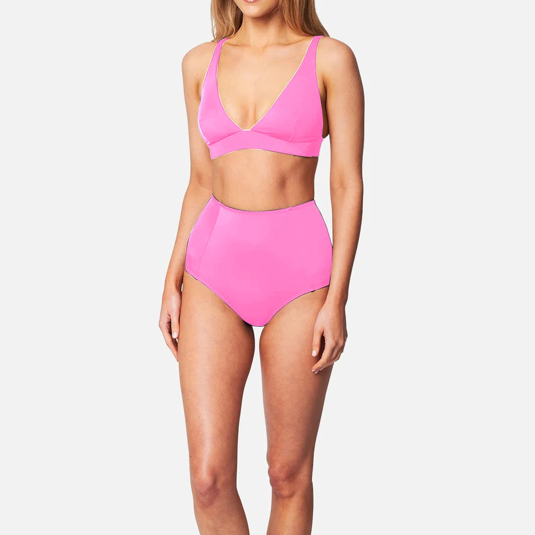 Women High-Cut Bikini with Flattering Cut Mune Fashion