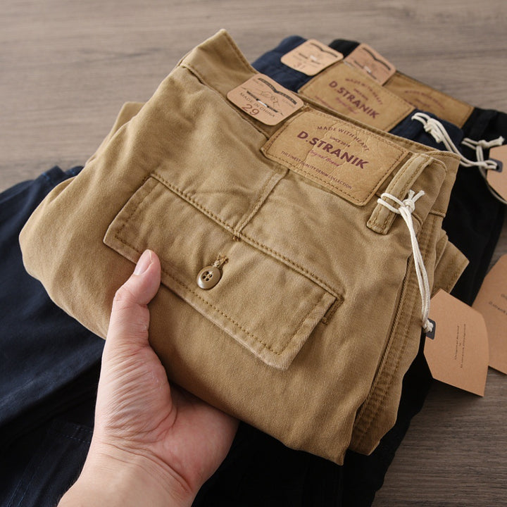 Men's Cargo Pants with Practical Side Pockets Mune Fashion