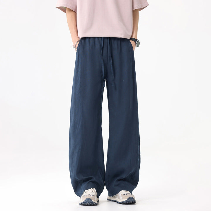 Men's Comfortable and Airy Relaxed Fit Linen Pants Mune Fashion