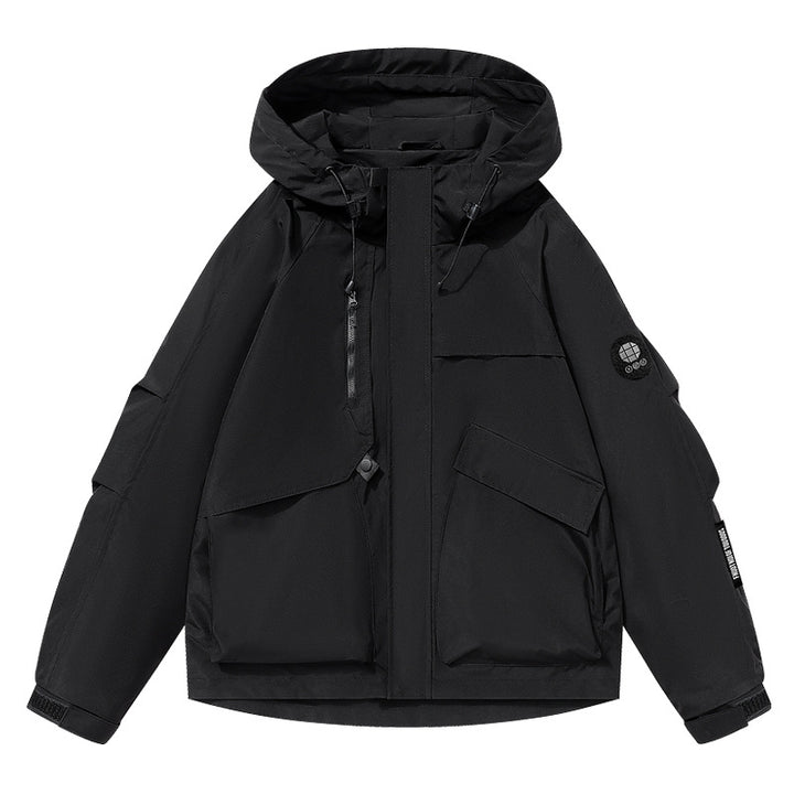 Men's Functional Outdoor Jacket with Numerous Pockets