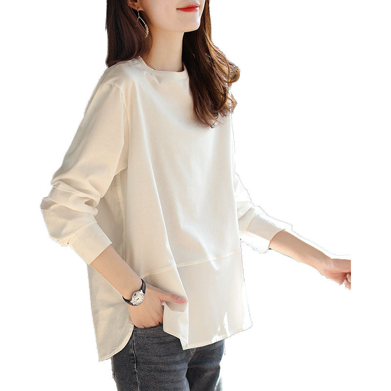 Ladies Comfortable Long Sleeve Blouse Mune Fashion