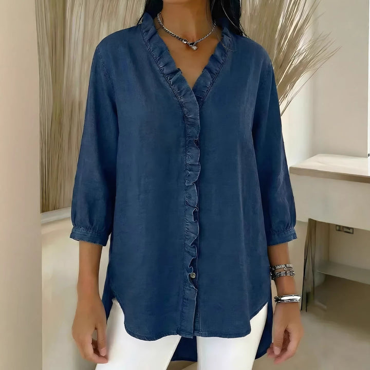 Women Long Sleeve Blouse Mune Fashion