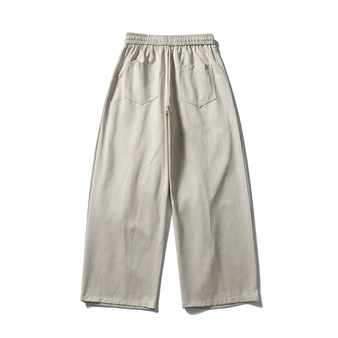 Women's Wide Culotte Pants with High Elastic Waistband and Drawstring Mune Fashion
