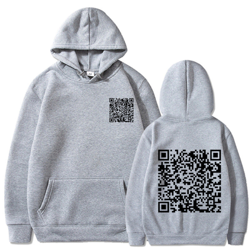 Women's Sporty Hoodie with QR Code Mune Fashion