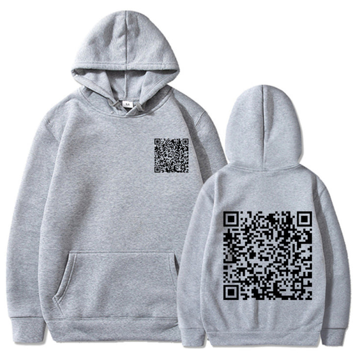 Women's Sporty Hoodie with QR Code Mune Fashion