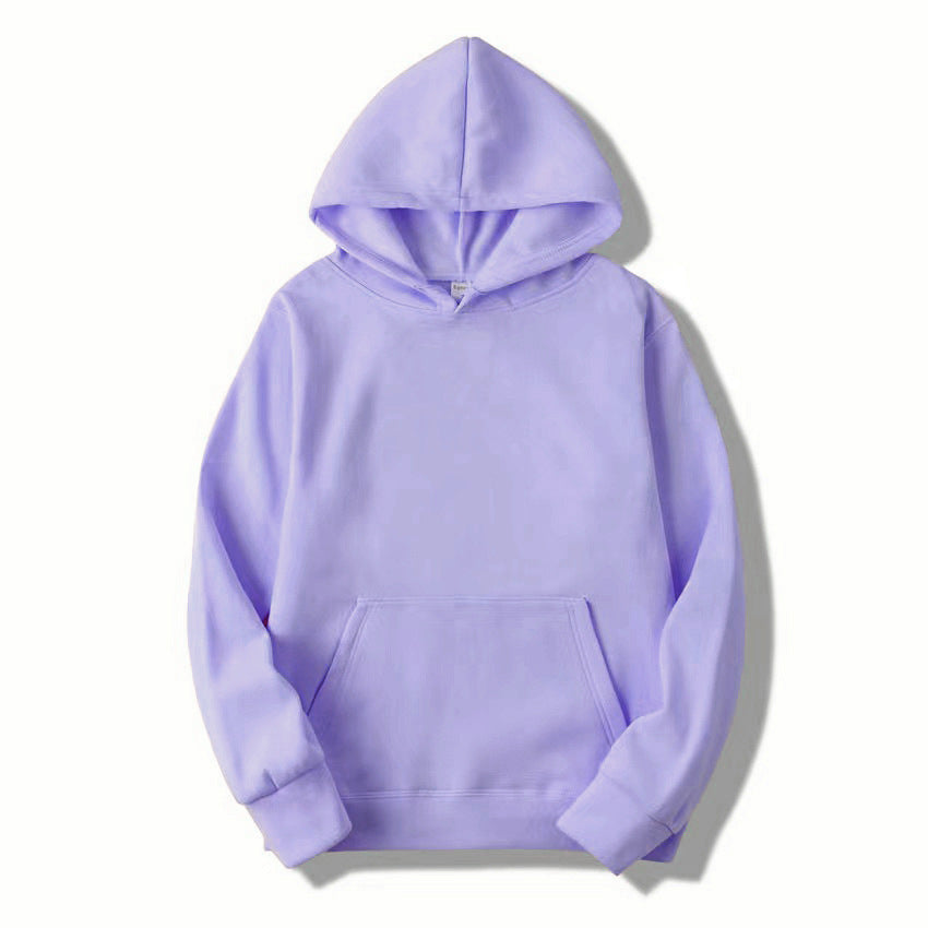 Unisex plain hoodie with kangaroo pocket, ribbed cuffs and relaxed fit Mune Fashion