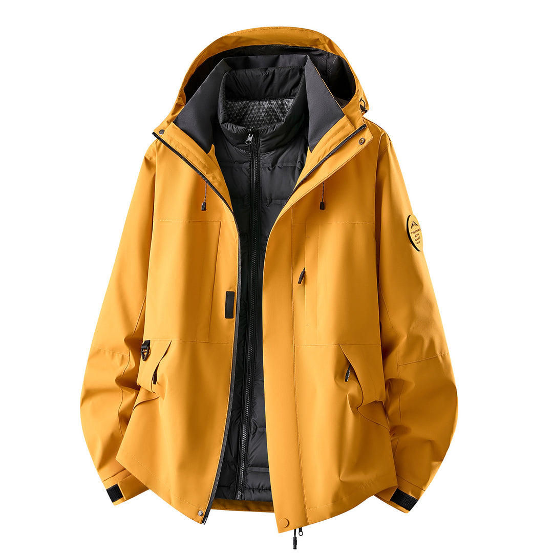 Women's Multifunctional Outdoor Jacket with Removable Quilted Inner Jacket Mune Fashion