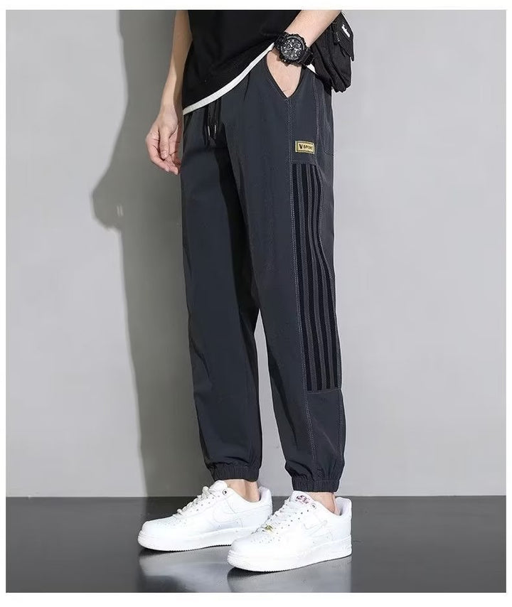 Women's Sporty Training Pants with Side Stripes Mune Fashion