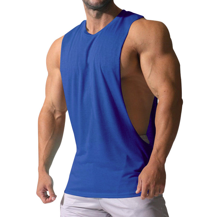 Men's muscle shirt with extra deep arm openings and breathable cotton blend Mune Fashion