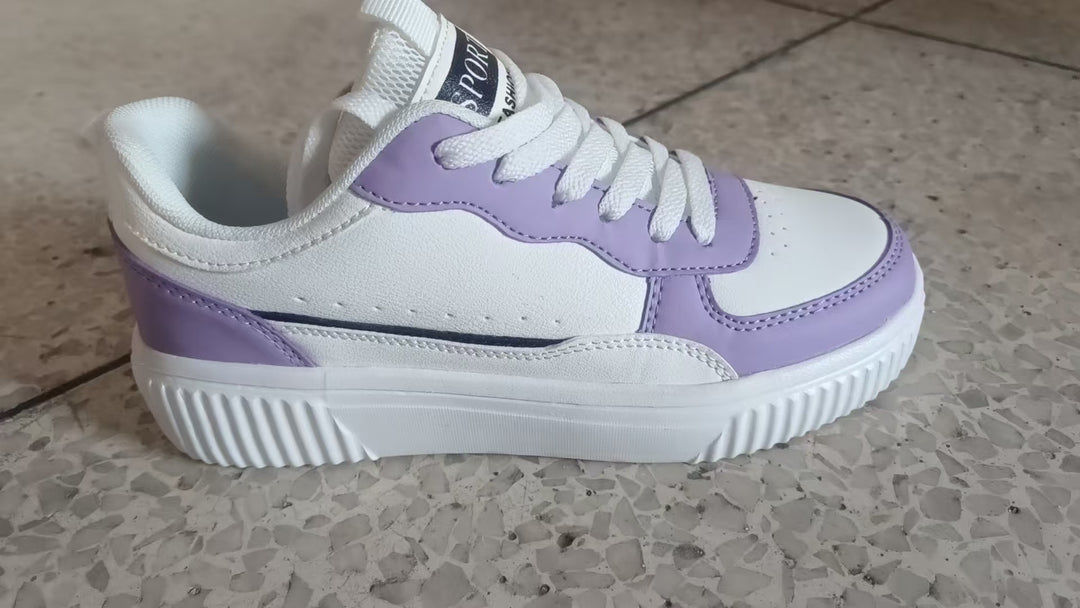 Women nan platform sneaker with particularly thick outsole and padded comfort footbed Mune Fashion