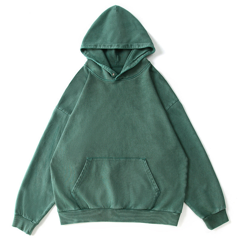 Unisex Oversized Hoodie with Kangaroo Pocket and Vintage Wash Mune Fashion