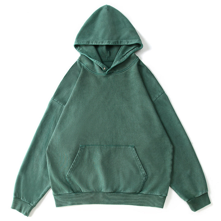 Unisex Oversized Hoodie with Kangaroo Pocket and Vintage Wash Mune Fashion