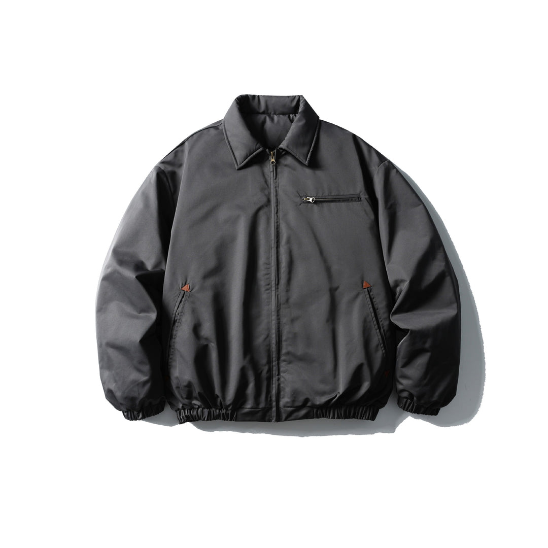Men's Boxy Insulated Blouson with Zipper Chest Pocket Mune Fashion