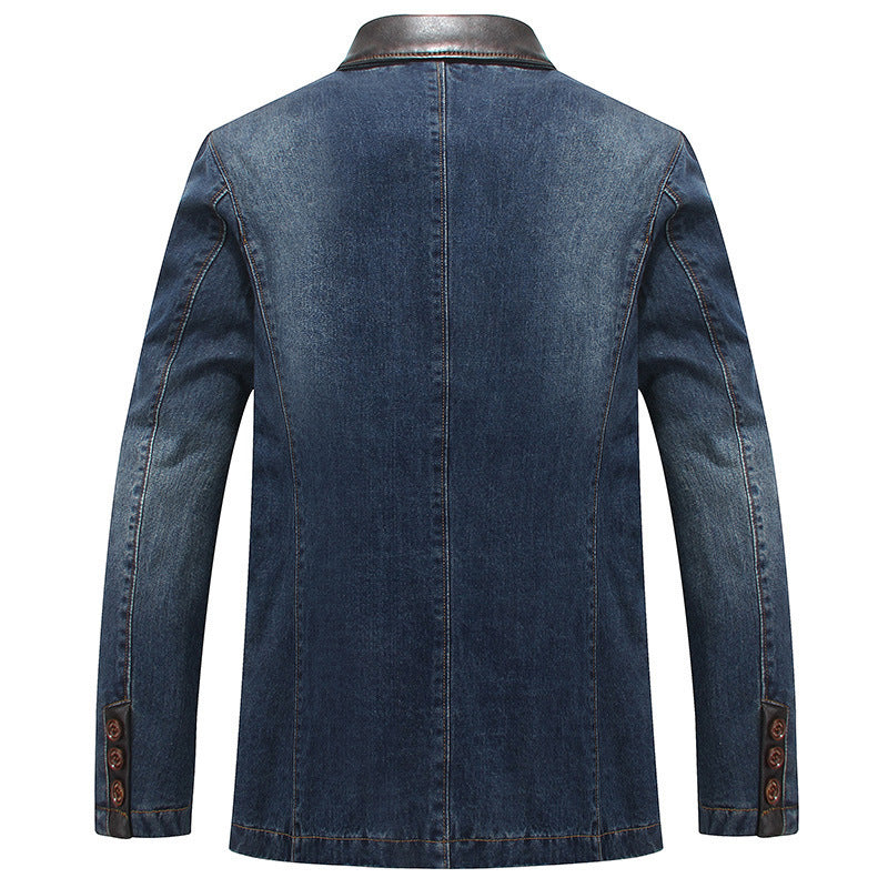 Men's Stylish Denim Blazer Mune Fashion