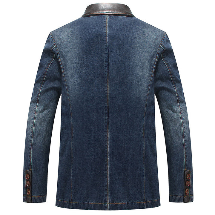 Men's Stylish Denim Blazer Mune Fashion