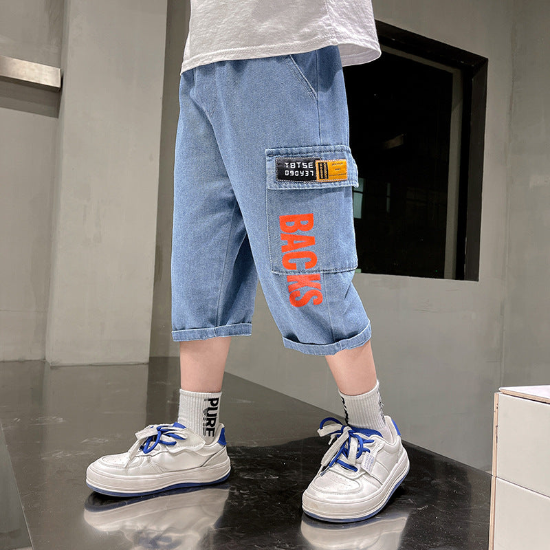 Boys practical cargo shorts with deep pockets Mune Fashion