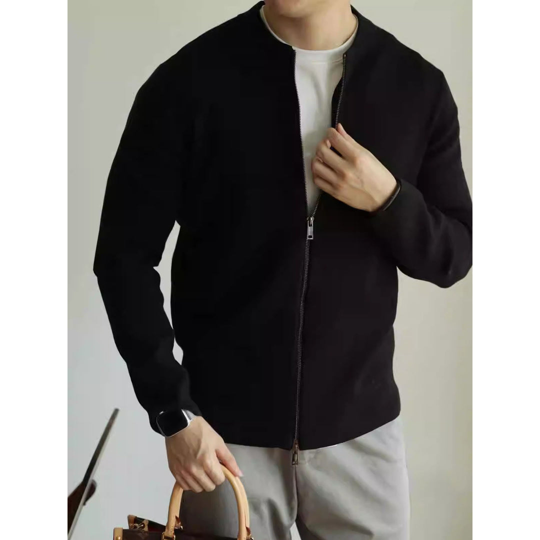 Men's Elegant Cardigan with Full Zip Mune Fashion