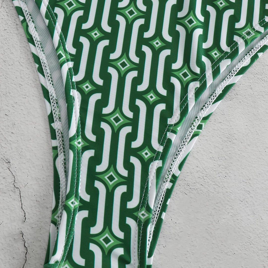 Women’s Bikini Set with dreamy geometric pattern Mune Fashion