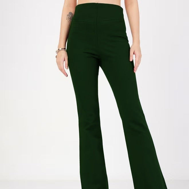 Women's High-cut Bootcut Pants Mune Fashion